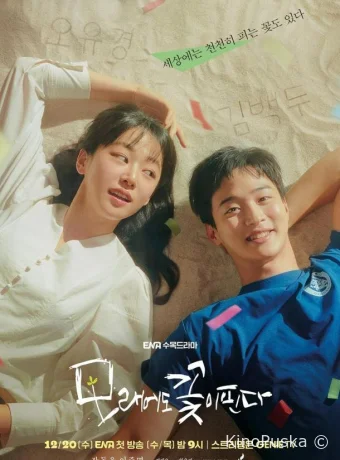 Цветы расцветают даже на песке